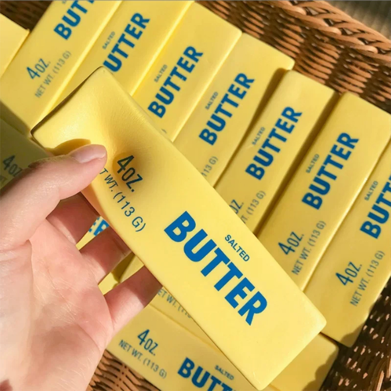 Novelty Gifts - สกุชชี่ บัตเตอร์สติ๊ก สเตรสบอล ของเล่นบีบคลายเครียดแบบนุ่ม บัตเตอร์สติ๊กแบบคืนตัวช้า ของเล่นฟิดเจ็ต