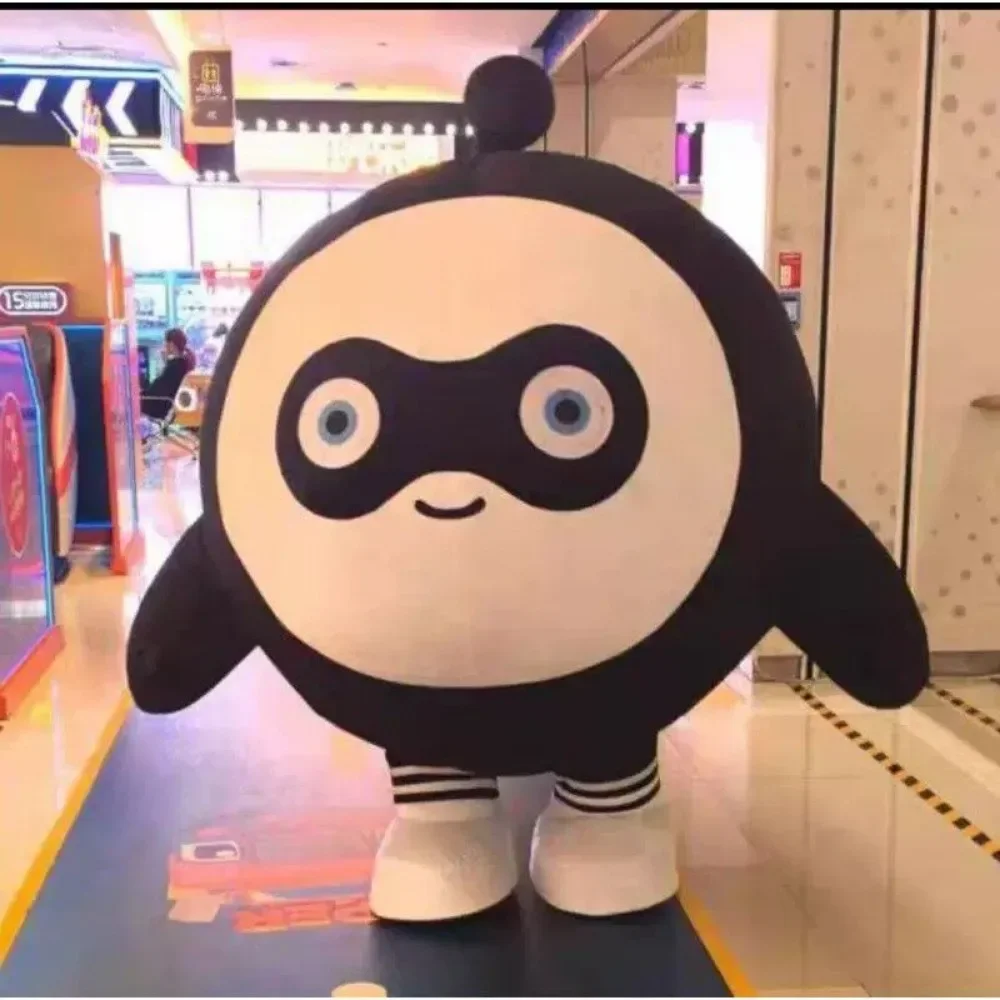 Costumes - ชุดมาสคอตไข่เป่าลม ชุดผ้ากำมะหยี่สำหรับผู้ใหญ่ ตัวการ์ตูน สำหรับการแสดงในงานอีเวนต์ ไม่รวมแบตเตอรี่ ไม่รวมที่ชาร์จ
