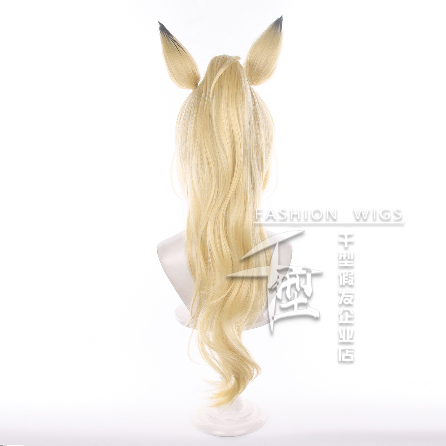 Anime Cosplay Wig Heat Resistant - วิกผมและหูคอสเพลย์เกม ZZZ Sigrid De L'Azur วิกผมสังเคราะห์ทนความร้อนสไตล์อนิเมะ