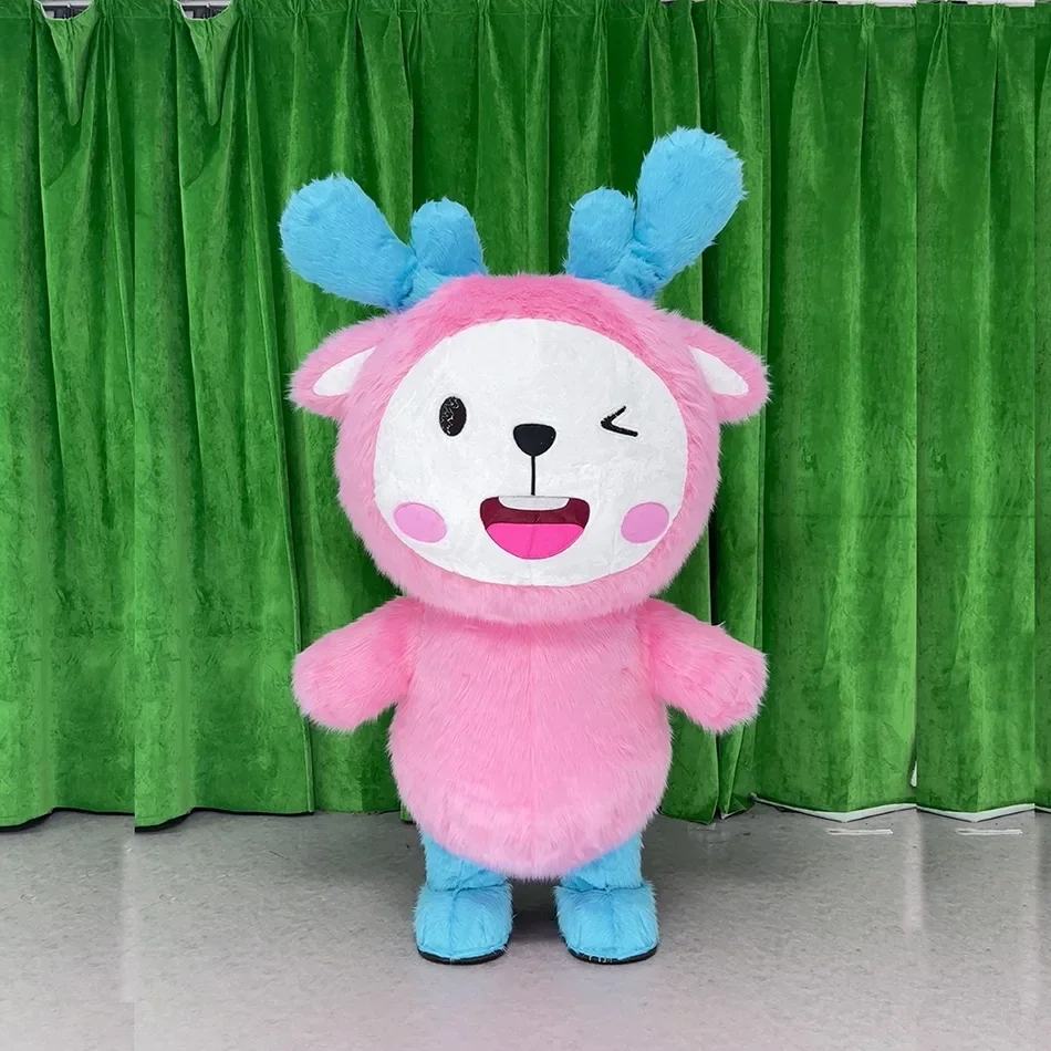 ชุดมาสคอตหมีกวางเป่าลมหลากสี ส - Costumes บทวิจารณ์และราคา
