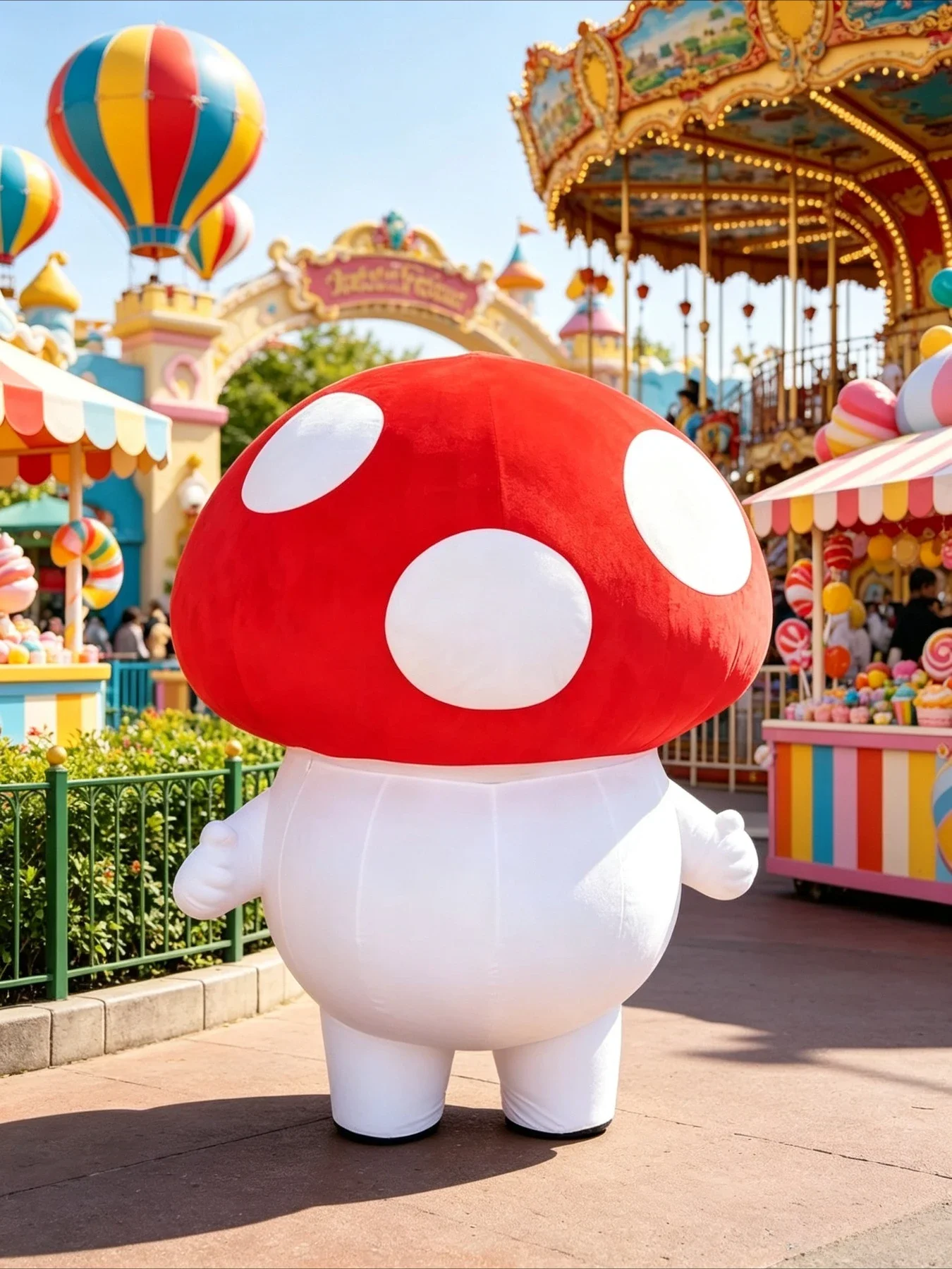 ชุดมาสคอตเป่าลมรูปเห็ดน่ารัก ส - Costumes บทวิจารณ์และราคา