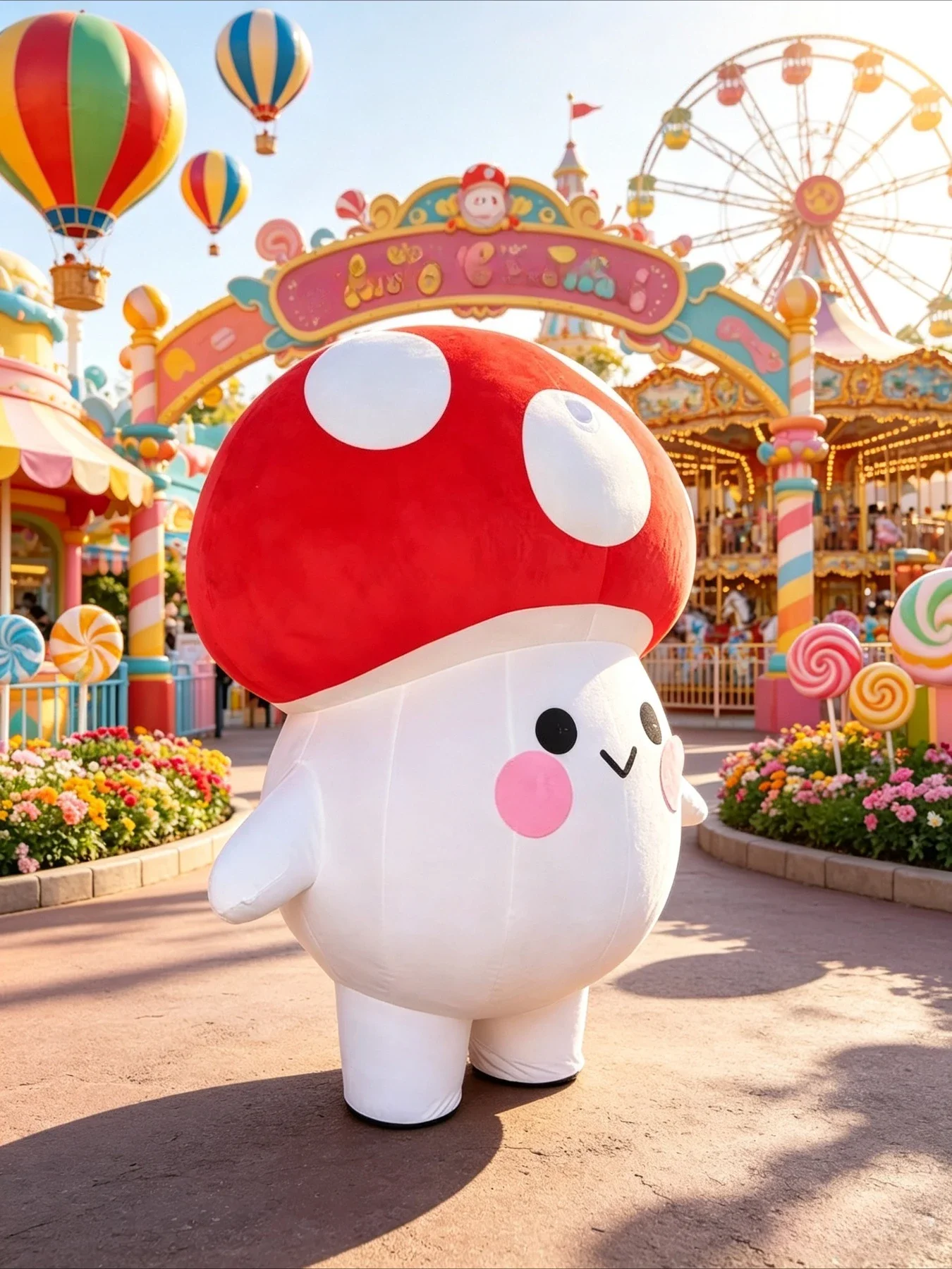 ชุดมาสคอตเป่าลมรูปเห็ดน่ารัก ส - Costumes บทวิจารณ์และราคา