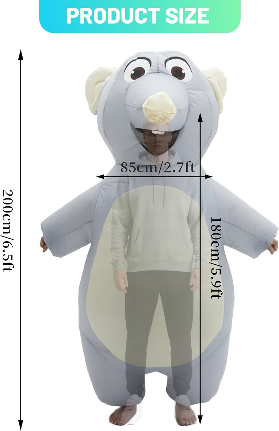 ชุดคอสตูมหนูเป่าลมสำหรับผู้ใหญ - Costumes บทวิจารณ์และราคา