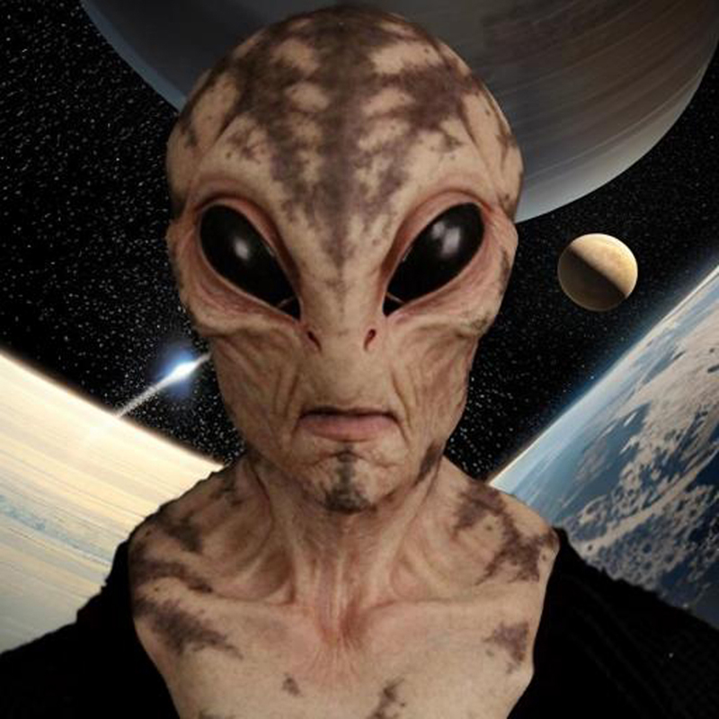 หน้ากากเอเลี่ยน 1 ชิ้น - หน้าก - Latex Alien Mask Realistic บทวิจารณ์และราคา